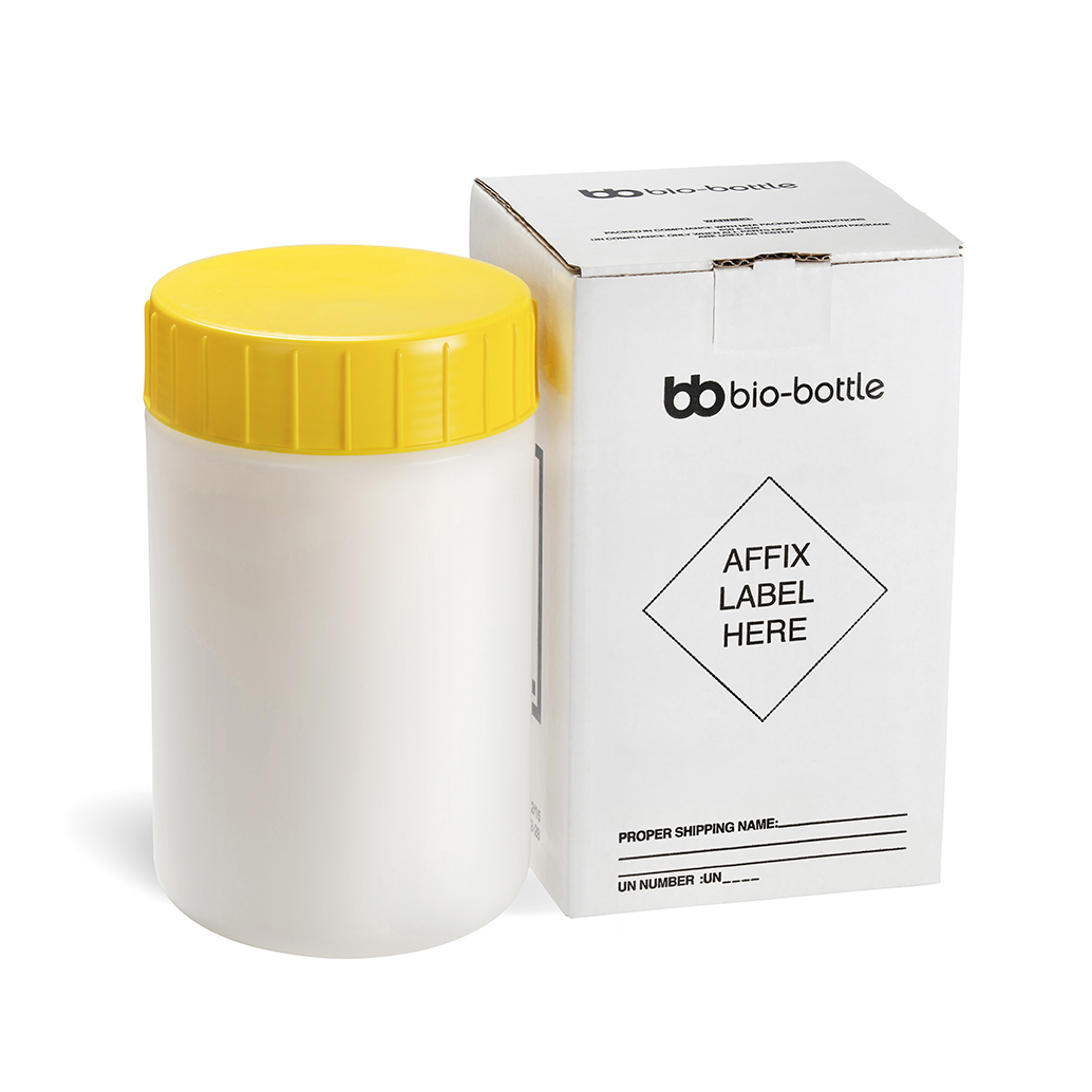Yellow bio-bottle